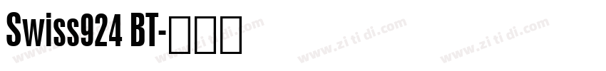 Swiss924 BT字体转换 Swiss924 BT字体转换